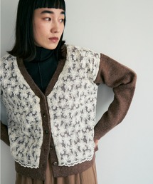 Crisp | フラワーレースニットカーディガン(カーディガン/ボレロ)