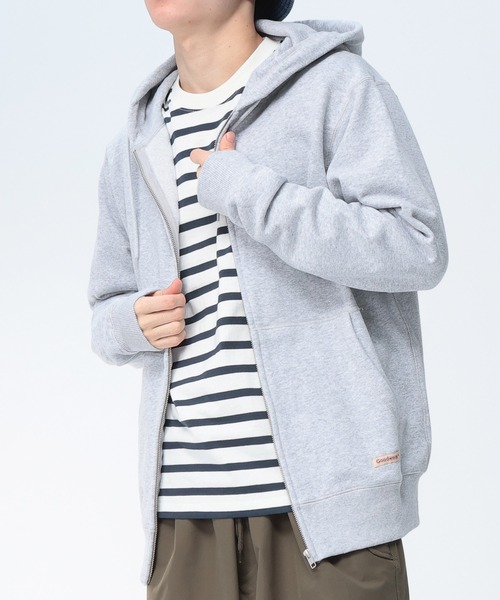Goodwear(グッドウェア)の「Goodwear (グッドウェア) USAコットン レギュラーシルエット フルジップ パーカー メンズ レディース オールシーズン(パーカー・メンズ・グレー/ダークグレー/ブラック・M/L/LL)」の1枚目の写真