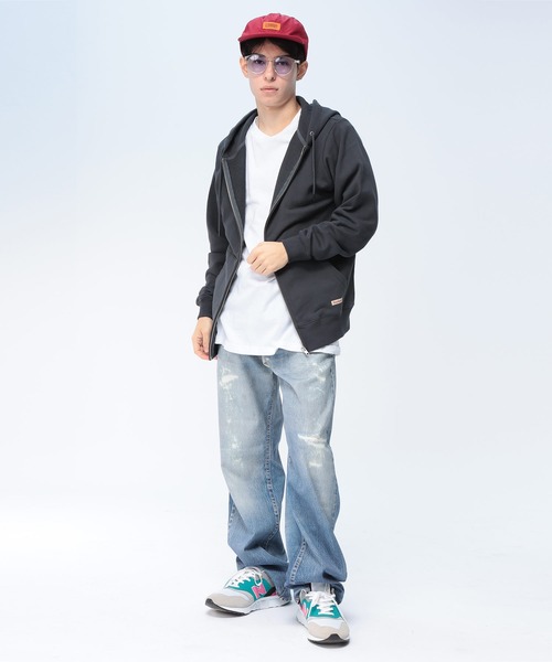 Goodwear(グッドウェア)の「Goodwear (グッドウェア) USAコットン レギュラーシルエット フルジップ パーカー メンズ レディース オールシーズン(パーカー・メンズ・グレー/ダークグレー/ブラック・M/L/LL)」の6枚目の写真