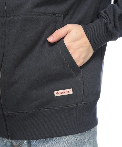 Goodwear(グッドウェア)の「Goodwear (グッドウェア) USAコットン レギュラーシルエット フルジップ パーカー メンズ レディース オールシーズン(パーカー・メンズ・グレー/ダークグレー/ブラック・M/L/LL)」の11枚目の写真
