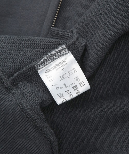 Goodwear(グッドウェア)の「Goodwear (グッドウェア) USAコットン レギュラーシルエット フルジップ パーカー メンズ レディース オールシーズン(パーカー・メンズ・グレー/ダークグレー/ブラック・M/L/LL)」の14枚目の写真