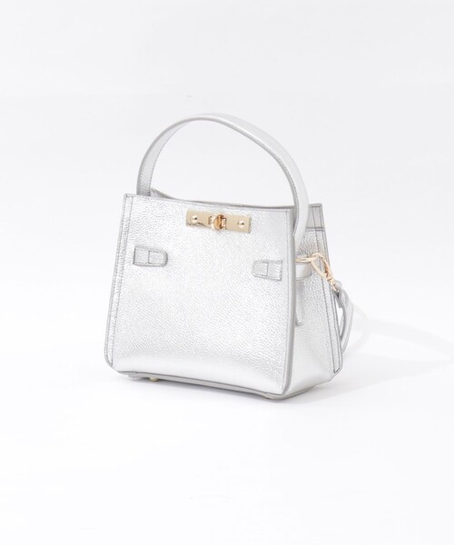 NOLLEY’S（ノーリーズ）の「HINERI Sバッグ（ショルダーバッグ・レディース・シルバー・FREE）」の3枚目の写真