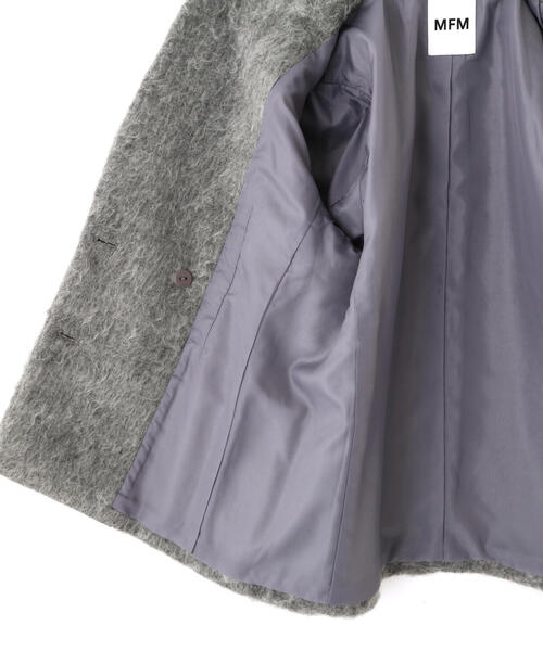 FREE'S MART（フリーズマート）の「◆〈ＭＦＭ〉シャギーダブルジャケット（テーラードジャケット・レディース・グレー/ベージュ・SMALL/MEDIUM）」の17枚目の写真