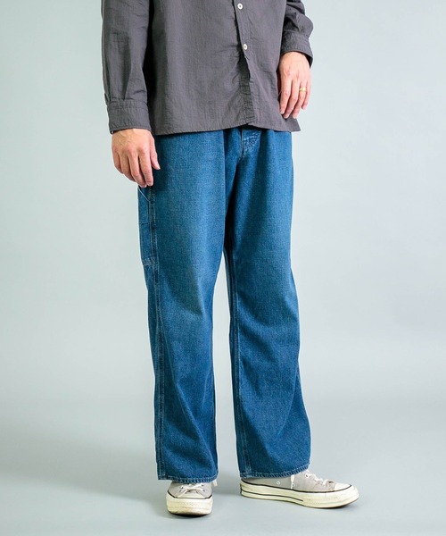 OMNIGOD mens / オムニゴッド] 8ozデニム ルーズイージーペインター