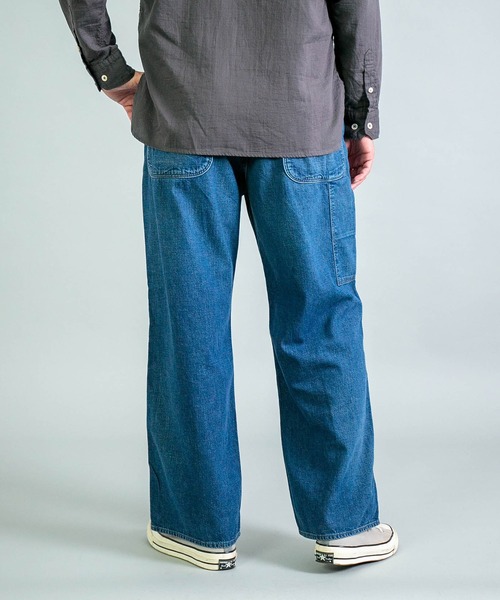 OMNIGOD mens / オムニゴッド] 8ozデニム ルーズイージーペインター
