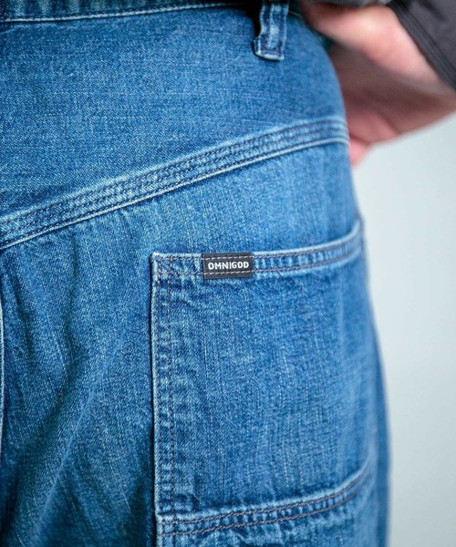 OMNIGOD mens / オムニゴッド] 8ozデニム ルーズイージーペインター