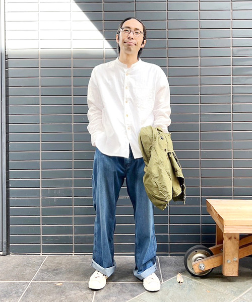 OMNIGOD（オムニゴッド）の「[OMNIGOD mens / オムニゴッド] 8ozデニム ルーズイージーペインターパンツ（デニムパンツ・メンズ・インディゴブルー・3/2）」の11枚目の写真