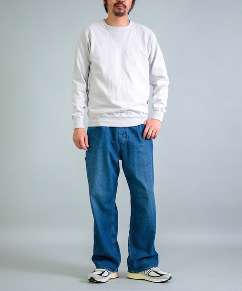 OMNIGOD（オムニゴッド）の「[OMNIGOD mens / オムニゴッド] 8ozデニム ルーズイージーペインターパンツ（デニムパンツ・メンズ・インディゴブルー・3/2）」の8枚目の写真