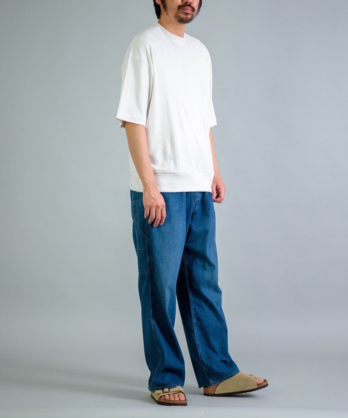 OMNIGOD（オムニゴッド）の「[OMNIGOD mens / オムニゴッド] 8ozデニム ルーズイージーペインターパンツ（デニムパンツ・メンズ・インディゴブルー・3/2）」の9枚目の写真