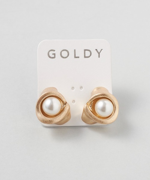 GOLDY(ゴールディ)の「【GOLDY】パール × ニュアンス メタル フレーム ピアス 1251112(ピアス(両耳用)・レディース・ゴールド系その他2/ゴールド/シルバー系その他2/シルバー・FREE)」の12枚目の写真