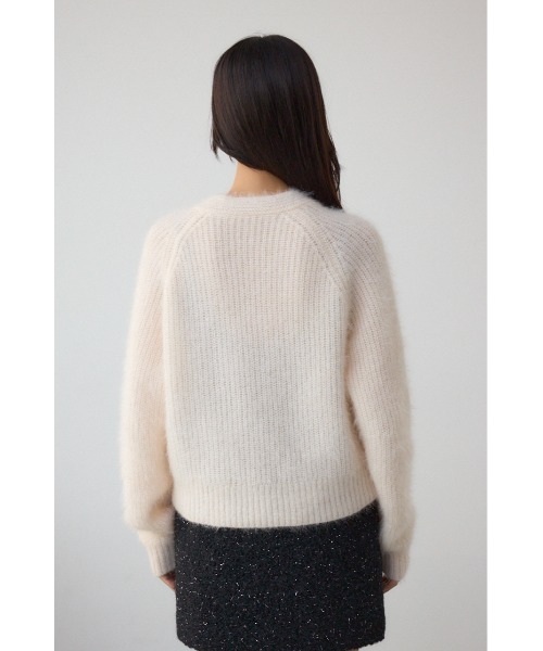 AZUL by moussy(アズールバイマウジー)の「ボウタイデザインニットトップス(ニット/セーター・レディース・グレー/アイボリー/ブラック・FREE)」の18枚目の写真