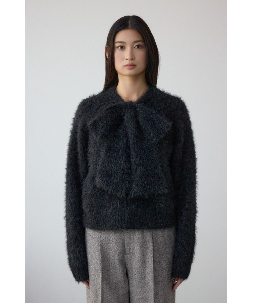 セール】ボウタイデザインニットトップス（ニット/セーター）｜AZUL BY