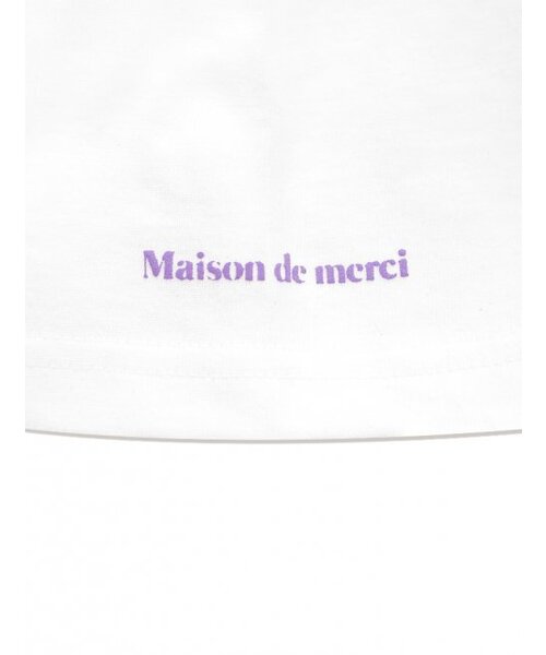 FABULOUS ARCHIVE（ファビュラスアーカイブ）の「ウィメンズ リリス リラックス クロップTシャツ ホワイトパープル(FCC2TS385W)（Tシャツ/カットソー・レディース・ホワイト・SMALL/MEDIUM）」の7枚目の写真