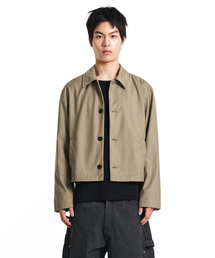 KICHUL（キチョル）の「Minimal crop jacket (beige)（その他アウター）」