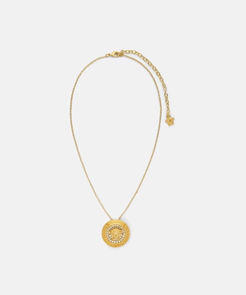 VERSACE(ヴェルサーチ)の「ラ メドゥーサ クリスタル ネックレス(ネックレス・レディース・シルバー/ゴールド・ONE SIZE)」の2枚目の写真