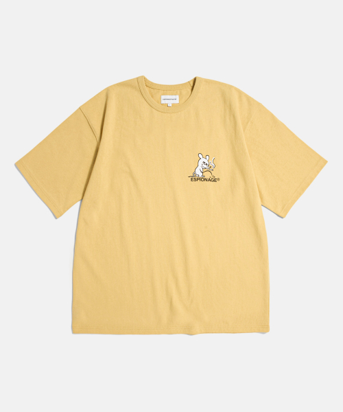 ESPIONAGE(エスピオナジ)の「Smoking Rat(Peeing) Heavyweight Tee Vintage Yellow(Tシャツ/カットソー・レディース・その他・MEDIUM/LARGE/X-LARGE)」の2枚目の写真