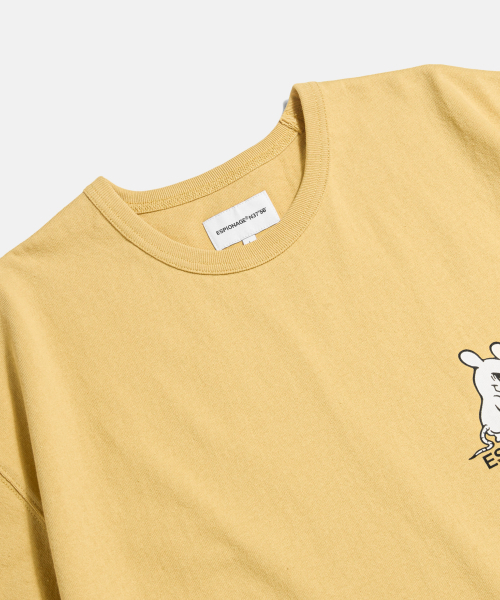 ESPIONAGE(エスピオナジ)の「Smoking Rat(Peeing) Heavyweight Tee Vintage Yellow(Tシャツ/カットソー・レディース・その他・MEDIUM/LARGE/X-LARGE)」の4枚目の写真