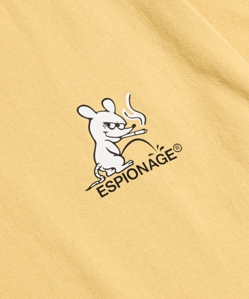 ESPIONAGE(エスピオナジ)の「Smoking Rat(Peeing) Heavyweight Tee Vintage Yellow(Tシャツ/カットソー・レディース・その他・MEDIUM/LARGE/X-LARGE)」の5枚目の写真