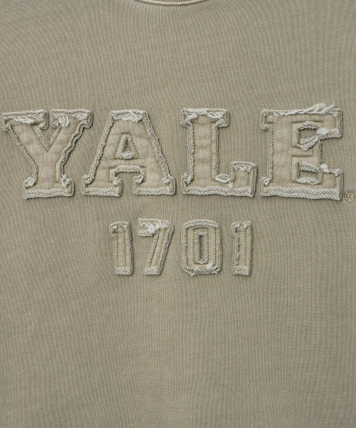 YALE(イェール)の「ウィメンズピグメントアプリケクロップスウェットシャツ_ベージュ(スウェット・レディース・その他・SMALL/MEDIUM)」の6枚目の写真