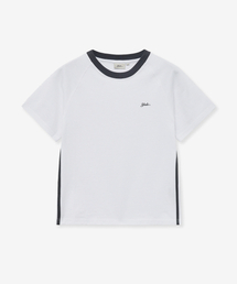 スネルロゴテーピングTシャツ_ホワイト