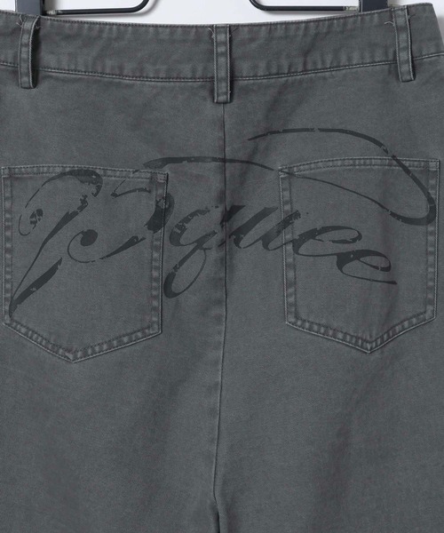 JEANASIS（ジーナシス）の「【25quee】ロゴプリントチノジョーツ/629965（チノパンツ・レディース・ブラック/ベージュ・FREE）」の8枚目の写真