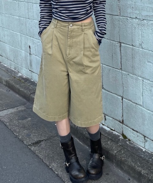 JEANASIS（ジーナシス）の「【25quee】ロゴプリントチノジョーツ/629965（チノパンツ・レディース・ブラック/ベージュ・FREE）」の17枚目の写真