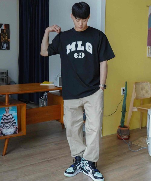 THE MILE（ザマイル）の「[リファーブ]MLG 84 GARMENTS クルー [ブラック]（Tシャツ/カットソー・メンズ・その他・LARGE/MEDIUM/SMALL/X-LARGE/X-SMALL）」の3枚目の写真