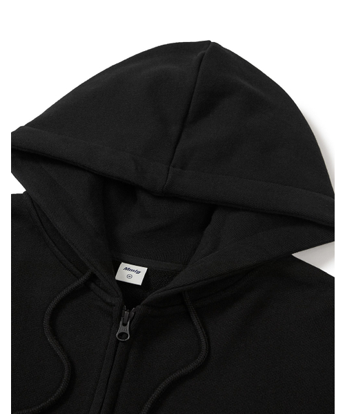 MMLG（エムエムエルジー）の「[Mmlg] WE HOOD ZIPUP (EVERY BLACK)（パーカー・レディース・その他・SMALL/MEDIUM/LARGE/X-LARGE）」の3枚目の写真