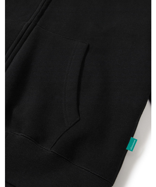 MMLG（エムエムエルジー）の「[Mmlg] WE HOOD ZIPUP (EVERY BLACK)（パーカー・レディース・その他・SMALL/MEDIUM/LARGE/X-LARGE）」の8枚目の写真