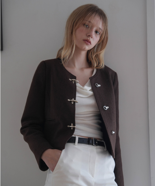 DEHEVE（デヘヴェ）の「Drape Neck Long Sleeve [Ivory]（Tシャツ/カットソー・レディース・アイボリー・FREE）」の12枚目の写真