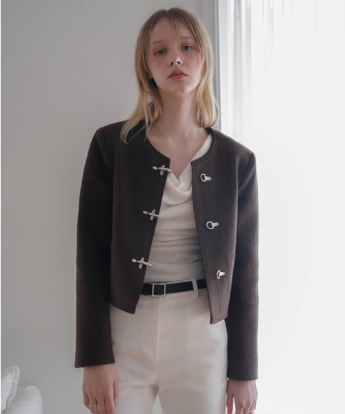 DEHEVE（デヘヴェ）の「Drape Neck Long Sleeve [Ivory]（Tシャツ/カットソー・レディース・アイボリー・FREE）」の16枚目の写真