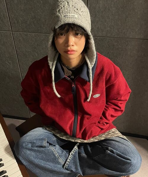 WMC(ダブリューエムシー)の「ソフトフリースジャケット_ワイン(その他アウター・メンズ・バーガンディー・SMALL/MEDIUM/LARGE/X-LARGE)」の7枚目の写真
