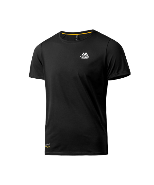 AONIJIE(オウニーツィエ)の「スポーツ半袖Tシャツ MT31 ブラック(Tシャツ/カットソー・レディース・その他・MEDIUM/LARGE/X-LARGE/XX-LARGE)」の1枚目の写真