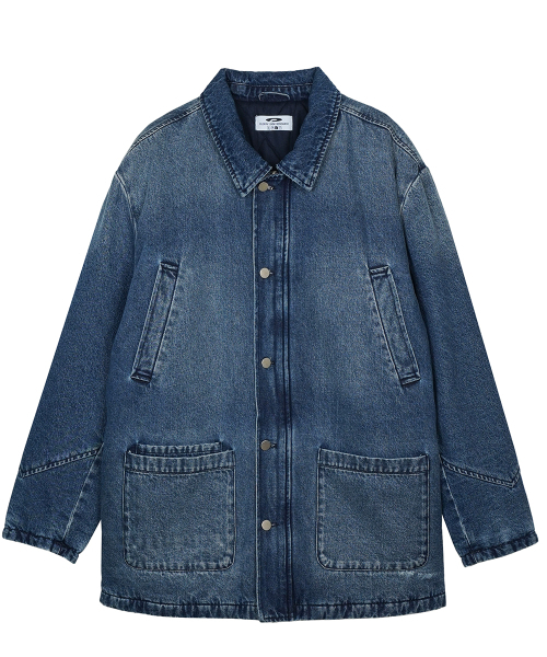 FDR(エフディーアール)の「Denim Work Chore Quilting Jacket Blue(デニムジャケット・メンズ・その他・SMALL/MEDIUM/LARGE)」の1枚目の写真