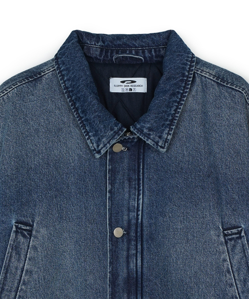 FDR(エフディーアール)の「Denim Work Chore Quilting Jacket Blue(デニムジャケット・メンズ・その他・SMALL/MEDIUM/LARGE)」の3枚目の写真