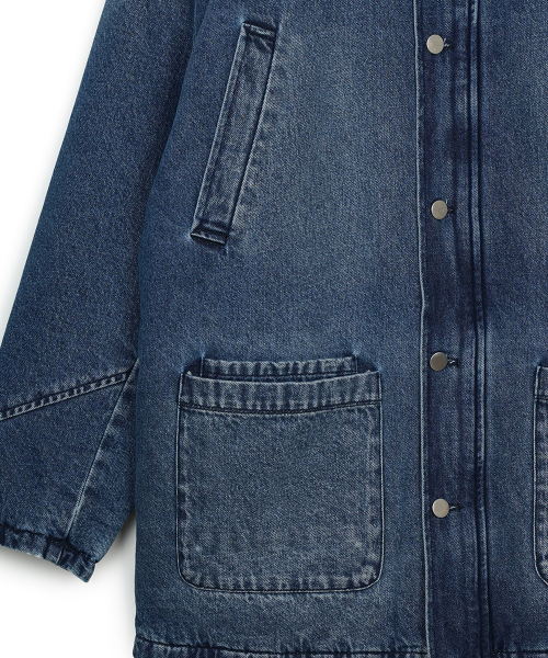 FDR(エフディーアール)の「Denim Work Chore Quilting Jacket Blue(デニムジャケット・メンズ・その他・SMALL/MEDIUM/LARGE)」の4枚目の写真