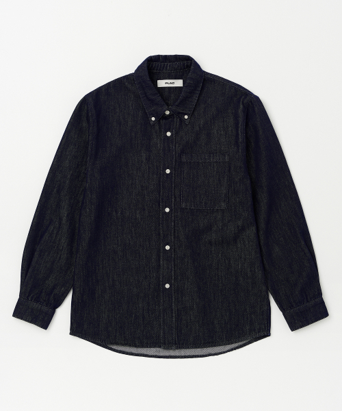 PLAC(プラック)の「ノンフェイドロングスリーブデニムシャツディープブルー(シャツ/ブラウス・メンズ・その他・SMALL/MEDIUM/LARGE)」の6枚目の写真