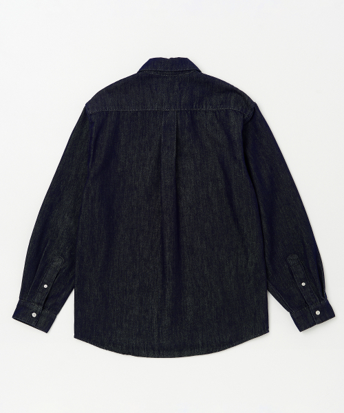 PLAC(プラック)の「ノンフェイドロングスリーブデニムシャツディープブルー(シャツ/ブラウス・メンズ・その他・SMALL/MEDIUM/LARGE)」の7枚目の写真