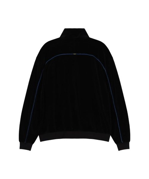 AFTERMATH(アフターマス)の「VELOUR TRACK JACKET (BLACK)(その他アウター・レディース・ブラック・LARGE/X-LARGE/MEDIUM)」の2枚目の写真