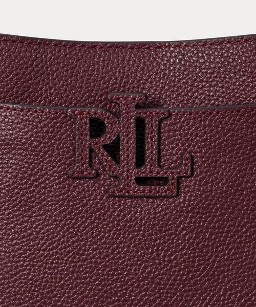LAUREN RALPH LAUREN(ローレン ラルフ ローレン)の「ペブルド レザー スモール Cameryn クロスボディ(ショルダーバッグ・レディース・レッド・ONE)」の8枚目の写真