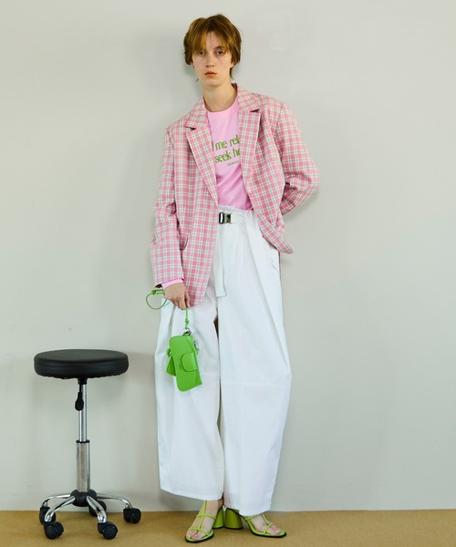 MAISON SPECIAL（メゾンスペシャル）の「Find Me Long T-Shirt/Find meロンTEE（Tシャツ/カットソー・レディース・ピンク/ホワイト/ブルー/グレー/マルチ・FREE）」の11枚目の写真