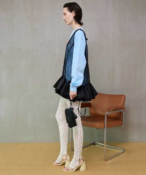 MAISON SPECIAL（メゾンスペシャル）の「Find Me Long T-Shirt/Find meロンTEE（Tシャツ/カットソー・レディース・ピンク/ホワイト/ブルー/グレー/マルチ・FREE）」の9枚目の写真