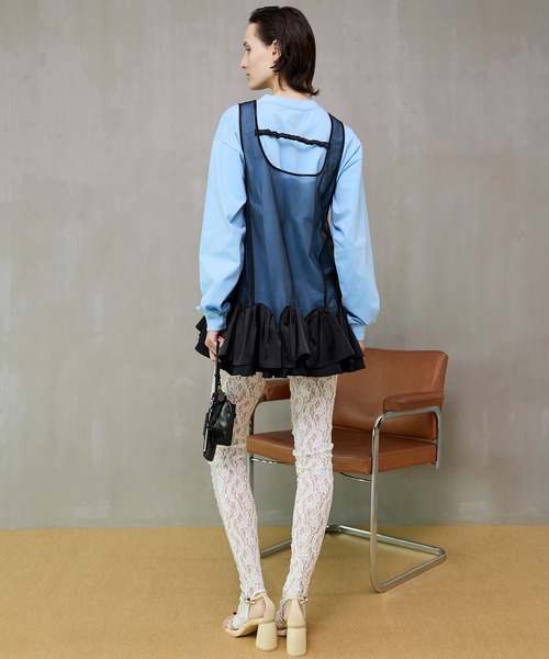 MAISON SPECIAL（メゾンスペシャル）の「Find Me Long T-Shirt/Find meロンTEE（Tシャツ/カットソー・レディース・ピンク/ホワイト/ブルー/グレー/マルチ・FREE）」の10枚目の写真