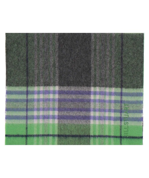 JILL STUART(ジルスチュアート)の「【数量限定】ノベルティ付き カシミヤチェックマフラー(マフラー・レディース・パープル/ピンク/イエロー/グリーン・FREE)」の7枚目の写真