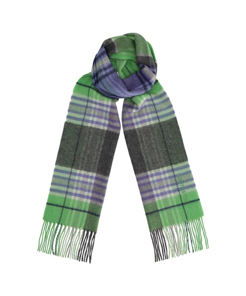 JILL STUART(ジルスチュアート)の「【数量限定】ノベルティ付き カシミヤチェックマフラー(マフラー・レディース・パープル/ピンク/イエロー/グリーン・FREE)」の9枚目の写真