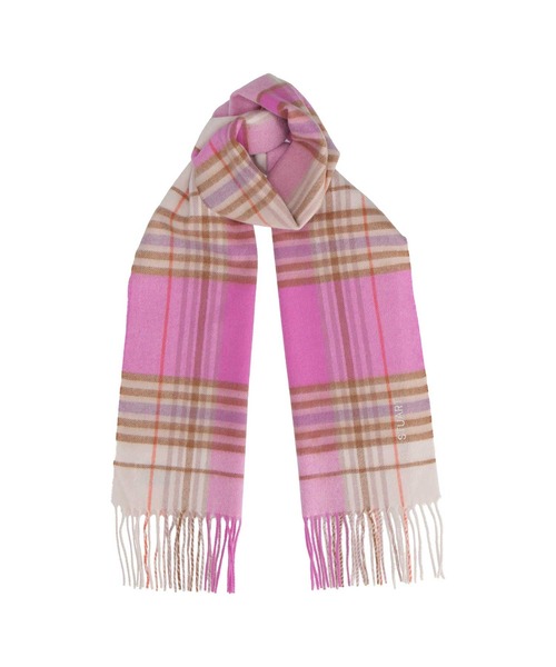 JILL STUART(ジルスチュアート)の「【数量限定】ノベルティ付き カシミヤチェックマフラー(マフラー・レディース・パープル/ピンク/イエロー/グリーン・FREE)」の12枚目の写真