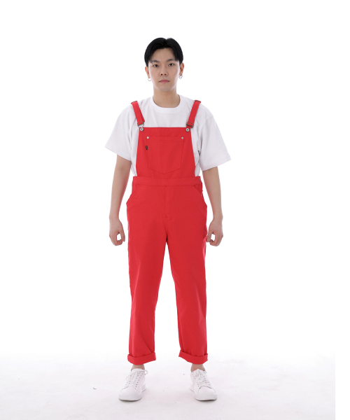 SAINTCREW(セントクルー)の「シティボーイボタンオーバーオール CBB-607 レッドミディアム(サロペット/オーバーオール・メンズ・その他・MEDIUM/LARGE/X-LARGE)」の5枚目の写真