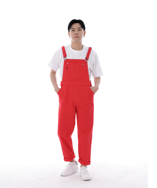 SAINTCREW(セントクルー)の「シティボーイボタンオーバーオール CBB-607 レッドミディアム(サロペット/オーバーオール・メンズ・その他・MEDIUM/LARGE/X-LARGE)」の7枚目の写真