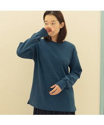 ストライプスナグTシャツブルー251004BL