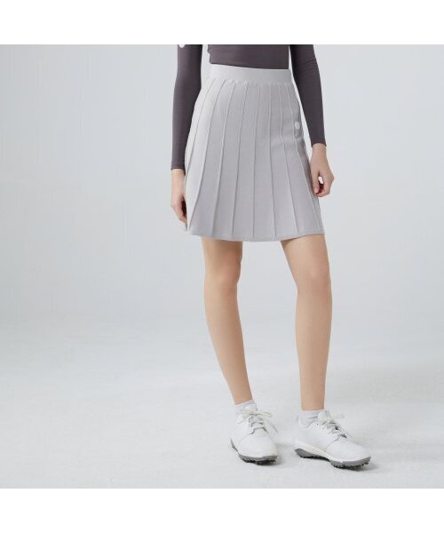 E.PARCA（イパルカ）の「ニットプリーツスカート（グレー）（スカート・レディース・その他・SMALL/MEDIUM）」の2枚目の写真